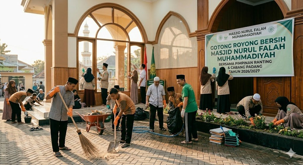 Gotong Royong Bersih Masjid